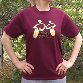 Maroon Logo T Shirt